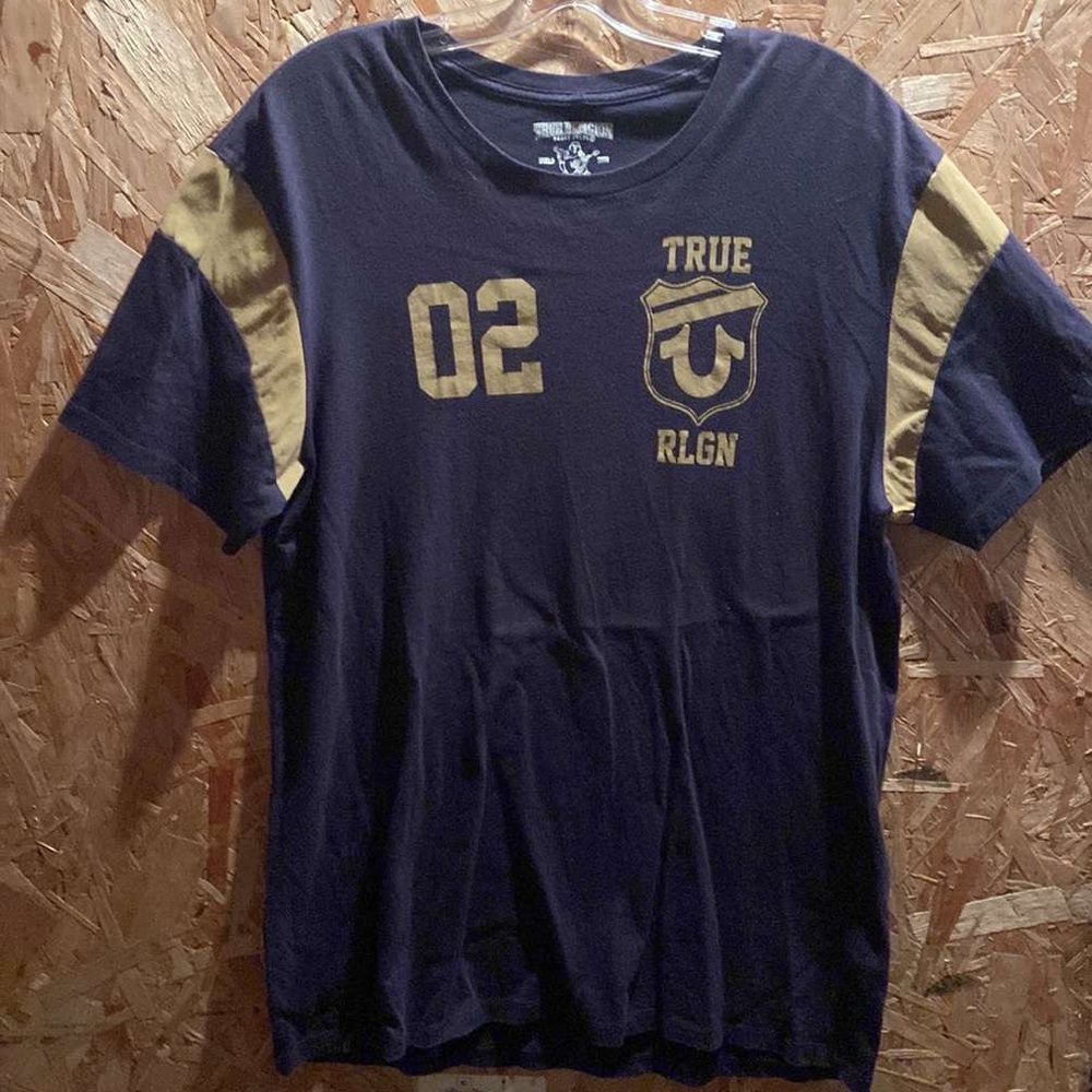 True religion football style t-shirt